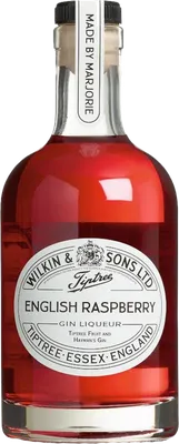 Bouteille de spiritueux : English Raspberry Gin Liqueur de la marque Tiptree