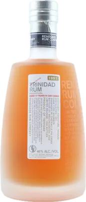 Bouteille de spiritueux : Trinidad Rum Angostura Aged 17 Years 1991 de la marque Renegade