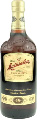 Bouteille de spiritueux : Gran Reserva 18 Años de la marque Matusalem