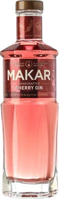 Bouteille de spiritueux : Cherry Gin de la marque Makar