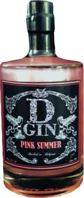 Bouteille de spiritueux : Pink Summer de la marque D-Gin