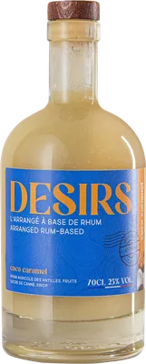 Bouteille de spiritueux : DESIRS - Coco Caramel de la marque Rhum Désirs