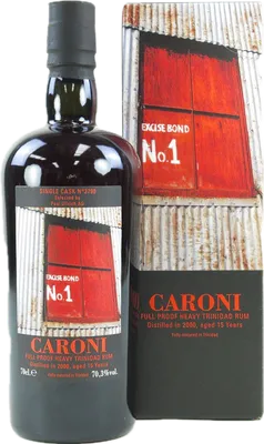 Bouteille de spiritueux : Heavy Trinidad Rum (Paul Ullrich) de la marque Caroni