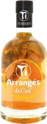 Bouteille de spiritueux : Ti Arrangé Ananas Passion Bio de la marque Les Rhums de Ced'