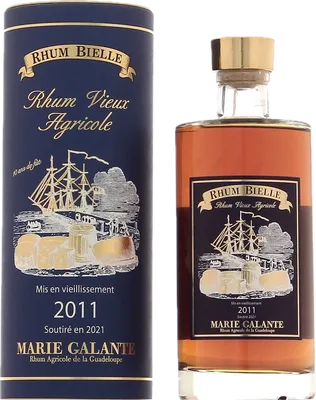 Bouteille de spiritueux : Rhum Vieux Agricole de la marque Bielle