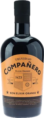 Bouteille de spiritueux : Elixir Orange de la marque SBS (The 1423 Single Barrel Selection)