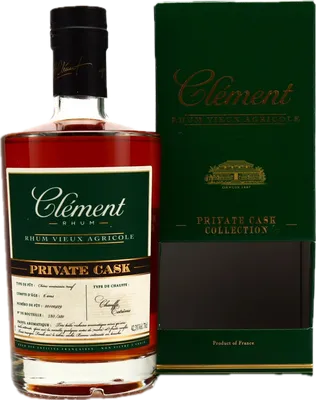 Bouteille de spiritueux : Private Cask de la marque Clément