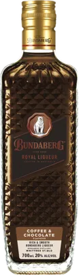Bouteille de spiritueux : Coffee & Chocolate Royal Liqueur de la marque Bundaberg