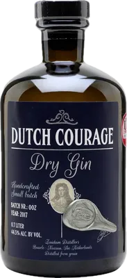 Bouteille de spiritueux : Dutch Courage Dry Gin de la marque Zuidam