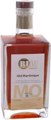 Bouteille de spiritueux : Old Martinique MO de la marque Rum Company