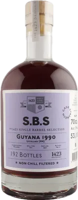 Bouteille de spiritueux : Guyana de la marque S.B.S