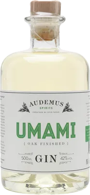 Bouteille de spiritueux : Umami Gin de la marque Audemus