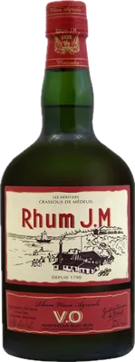 Bouteille de spiritueux : VO de la marque Rhum J.M