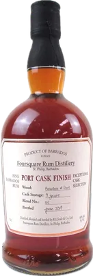 Bouteille de spiritueux : Exceptional Cask Selection II Port Cask Finish de la marque Foursquare