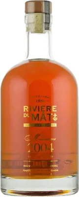 Bouteille de spiritueux : Millésime 2004 de la marque Rivière du Mât
