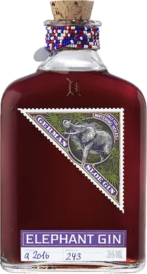 Bouteille de spiritueux : Sloe Gin de la marque Elephant