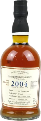 Bouteille de spiritueux : Exceptional Cask Selection III 2004 de la marque Foursquare