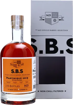 Bouteille de spiritueux : Martinique 2019 PX Cask Matured de la marque S.B.S