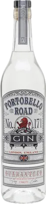 Bouteille de spiritueux : No.171 London Dry Gin de la marque Portobello Road