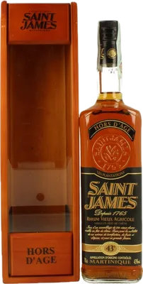 Bouteille de spiritueux : Hors d'Age de la marque Saint James