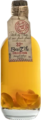 Bouteille de spiritueux : Breiz'île Collection - Kumquat Galanga Curcuma de la marque Breiz’île