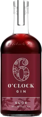 Bouteille de spiritueux : Sloe de la marque 6 O'Clock