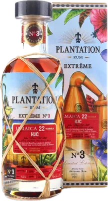 Bouteille de spiritueux : Extreme N°3 Jamaica 22 Years Old HJC de la marque Plantation