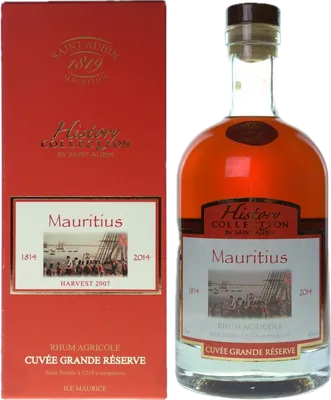 Bouteille de spiritueux : History Collection - Mauritius 1814-2014 de la marque Saint Aubin