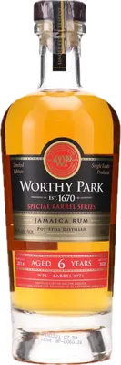 Bouteille de spiritueux : Special Barrel Series de la marque Worthy Park