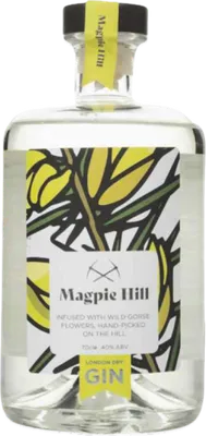 Bouteille de spiritueux : London Dry Gin de la marque Magpie Hill 