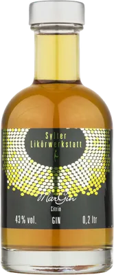 Bouteille de spiritueux : Citrin de la marque MarGin