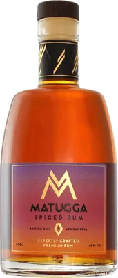 Bouteille de spiritueux : Spiced de la marque Matugga