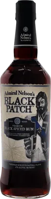 Bouteille de spiritueux : Premium Black Spiced Rum de la marque Admiral Nelson's