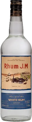 Bouteille de spiritueux : White Rum de la marque Rhum J.M