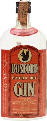 Bouteille de spiritueux : Extra Dry Gin de la marque Bosford