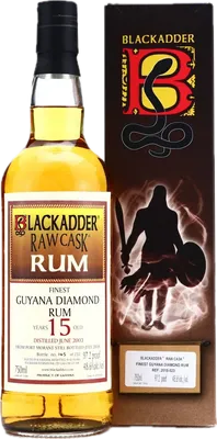 Bouteille de spiritueux : Raw Cask Finest Guyana de la marque Diamond