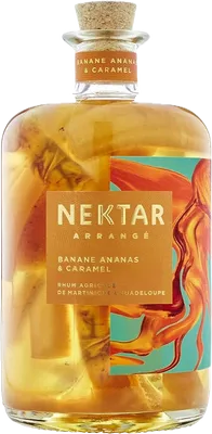 Bouteille de spiritueux : Banane Ananas & Caramel de la marque Nektar Arrangé