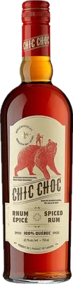 Bouteille de spiritueux : Chic Choc Spiced Rum de la marque Domaine Pinnacle