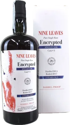 Bouteille de spiritueux : Warren Khong Encrypted de la marque Vélier