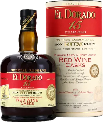 Bouteille de spiritueux : Red Wine Casks Finish de la marque Demerara Distillers Ltd
