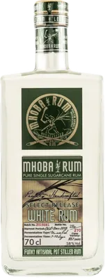 Bouteille de spiritueux : Select Release White Rum de la marque Mhoba