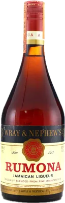 Bouteille de spiritueux : Rumona Liqueur de la marque J. Wray & Nephew LTD.