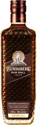 Bouteille de spiritueux : Rum Ball Liqueur de la marque Bundaberg