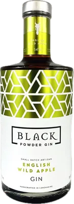 Bouteille de spiritueux : English Wild Apple Gin de la marque Black Powder