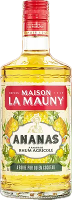 Bouteille de spiritueux : Ananas de la marque Maison La Mauny