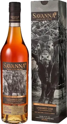 Bouteille de spiritueux : Unshared Cask for Reunion Island de la marque Savanna