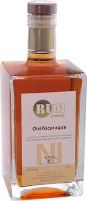 Bouteille de spiritueux : Old Nicaragua NI de la marque Rum Company
