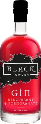 Bouteille de spiritueux : Redcurrant & Pomegranate Gin de la marque Black Powder