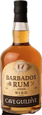 Bouteille de spiritueux : Barbados Rum de la marque Cave Guildive