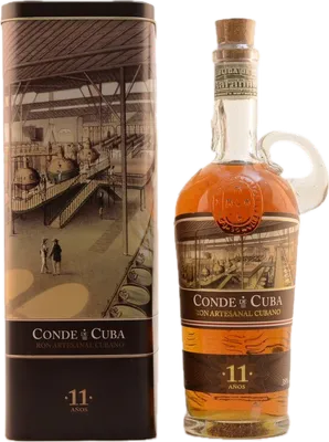 Bouteille de spiritueux : 11 Años de la marque Conde de Cuba